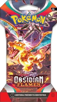 Obsidian Flames Sleeved Booster Pack SV03: Obsidian Flames Pokemon Sealed  Squirtle Squad Card Shop.