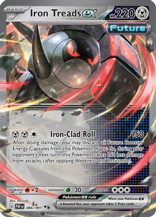 Pokémon TCG – Iron Treads ex 066/091 – Paldean Fates – Double Rare