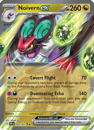 Noivern ex 069/091 – Paldean Fates – Double Rare Pokémon Card