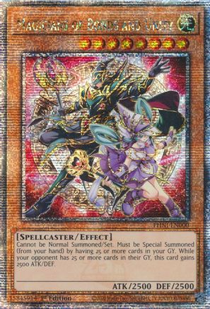 Magicians of Bonds and Unity (Quarter Century Secret Rare) (PHNI-EN000) - Phantom Nightmare 1st Edition Phantom Nightmare Yugioh Single  Squirtle Squad Card Shop.