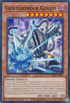 Geistgrinder Golem (PHNI-EN002) - Phantom Nightmare 1st Edition Phantom Nightmare Yugioh Single  Squirtle Squad Card Shop.