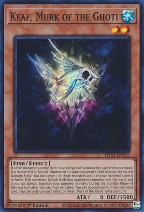 Keaf, Murk of the Ghoti (PHNI-EN015) - Phantom Nightmare 1st Edition Phantom Nightmare Yugioh Single  Squirtle Squad Card Shop.