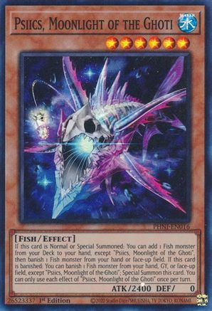 Psiics, Moonlight of the Ghoti (PHNI-EN016) - Phantom Nightmare 1st Edition Phantom Nightmare Yugioh Single  Squirtle Squad Card Shop.