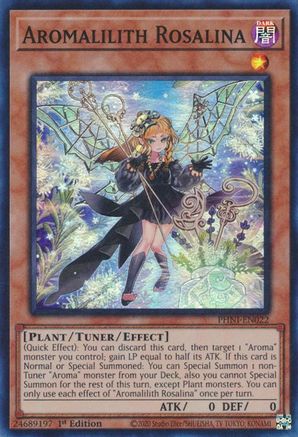 Aromalilith Rosalina (PHNI-EN022) - Phantom Nightmare 1st Edition Phantom Nightmare Yugioh Single  Squirtle Squad Card Shop.