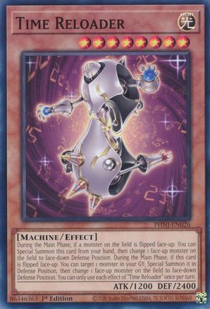 Time Reloader (PHNI-EN026) - Phantom Nightmare 1st Edition Phantom Nightmare Yugioh Single  Squirtle Squad Card Shop.