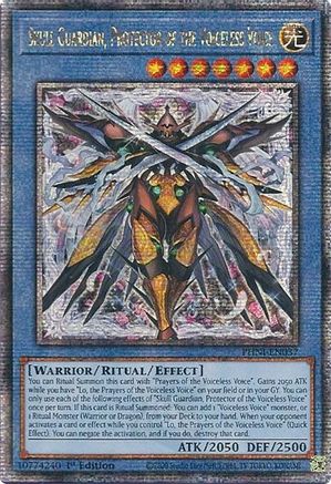 Skull Guardian, Protector of the Voiceless Voice (Quarter Century Secret Rare) (PHNI-EN037) - Phantom Nightmare 1st Edition Phantom Nightmare Yugioh Single  Squirtle Squad Card Shop.