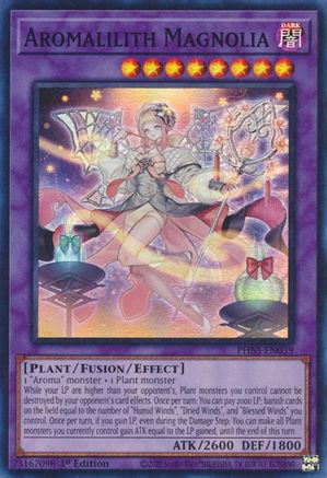 Aromalilith Magnolia (PHNI-EN039) - Phantom Nightmare 1st Edition Phantom Nightmare Yugioh Single  Squirtle Squad Card Shop.