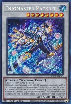 Enigmaster Packbit (PHNI-EN042) - Phantom Nightmare 1st Edition Phantom Nightmare Yugioh Single  Squirtle Squad Card Shop.
