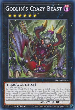 Goblin's Crazy Beast (PHNI-EN048) - Phantom Nightmare 1st Edition Phantom Nightmare Yugioh Single  Squirtle Squad Card Shop.