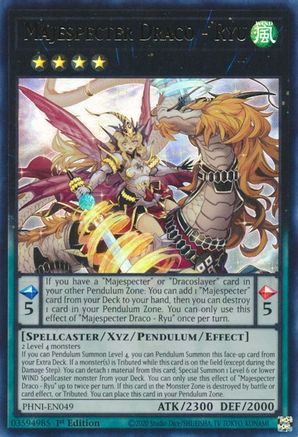 Majespecter Draco - Ryu (PHNI-EN049) - Phantom Nightmare 1st Edition Phantom Nightmare Yugioh Single  Squirtle Squad Card Shop.