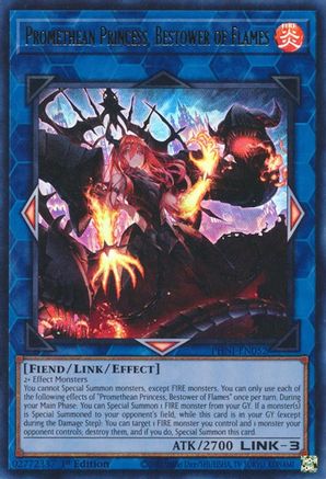 Promethean Princess, Bestower of Flames (PHNI-EN052) - Phantom Nightmare 1st Edition Phantom Nightmare Yugioh Single  Squirtle Squad Card Shop.