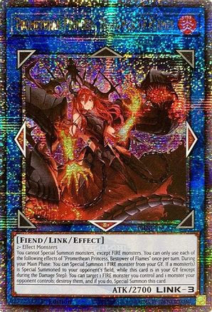 Promethean Princess, Bestower of Flames (Quarter Century Secret Rare) (PHNI-EN052) - Phantom Nightmare 1st Edition Phantom Nightmare Yugioh Single  Squirtle Squad Card Shop.