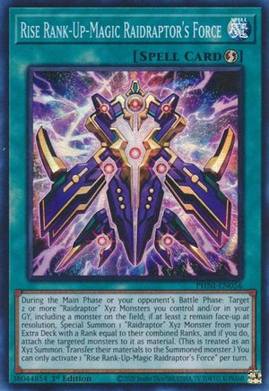 Rise Rank-Up-Magic Raidraptor's Force (PHNI-EN056) - Phantom Nightmare 1st Edition Phantom Nightmare Yugioh Single  Squirtle Squad Card Shop.