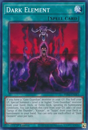 Dark Element (PHNI-EN063) - Phantom Nightmare 1st Edition Phantom Nightmare Yugioh Single  Squirtle Squad Card Shop.