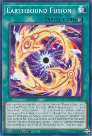 Earthbound Fusion (PHNI-EN064) - Phantom Nightmare 1st Edition Phantom Nightmare Yugioh Single  Squirtle Squad Card Shop.