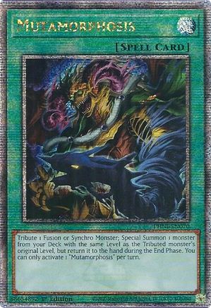 Mutamorphosis (Quarter Century Secret Rare) (PHNI-EN070) - Phantom Nightmare 1st Edition Phantom Nightmare Yugioh Single  Squirtle Squad Card Shop.