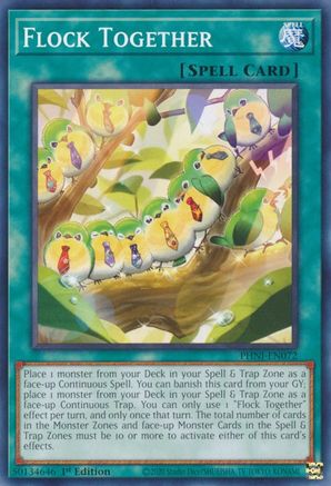 Flock Together (PHNI-EN072) - Phantom Nightmare 1st Edition Phantom Nightmare Yugioh Single  Squirtle Squad Card Shop.