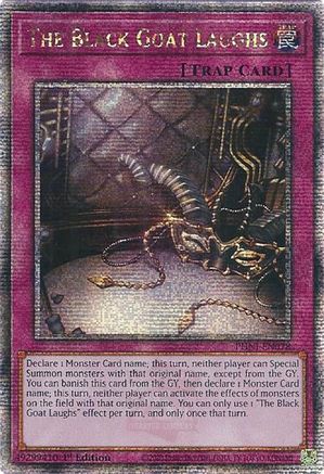 The Black Goat Laughs (Quarter Century Secret Rare) (PHNI-EN078) - Phantom Nightmare 1st Edition Phantom Nightmare Yugioh Single  Squirtle Squad Card Shop.