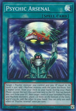 Psychic Arsenal (PHNI-EN082) - Phantom Nightmare 1st Edition Phantom Nightmare Yugioh Single  Squirtle Squad Card Shop.
