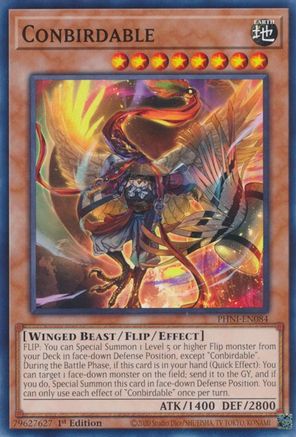 Conbirdable (PHNI-EN084) - Phantom Nightmare 1st Edition Phantom Nightmare Yugioh Single  Squirtle Squad Card Shop.
