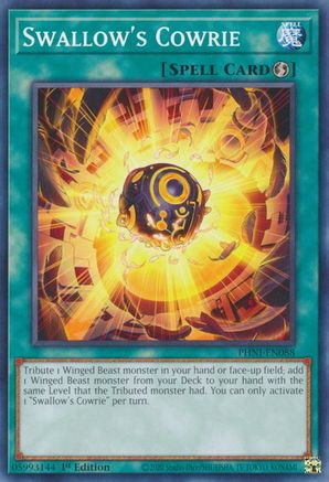 Swallow's Cowrie (PHNI-EN088) - Phantom Nightmare 1st Edition Phantom Nightmare Yugioh Single  Squirtle Squad Card Shop.