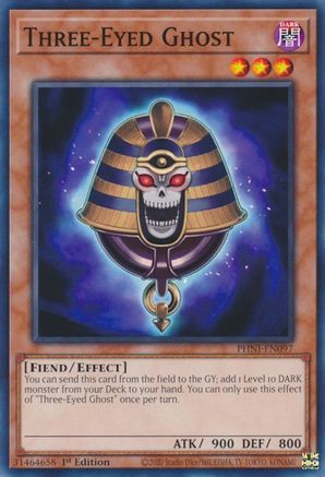 Three-Eyed Ghost (PHNI-EN097) - Phantom Nightmare 1st Edition Phantom Nightmare Yugioh Single  Squirtle Squad Card Shop.