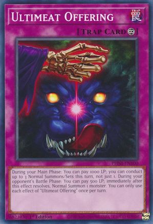 Ultimeat Offering (PHNI-EN100) - Phantom Nightmare 1st Edition Phantom Nightmare Yugioh Single  Squirtle Squad Card Shop.