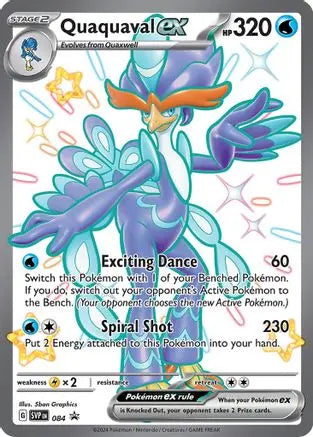 Quaquaval ex 084  - Holofoil SV Scarlet & Violet Promo Cards - Promo SV: Scarlet & Violet Promo Cards Pokemon Single  Squirtle Squad Card Shop.