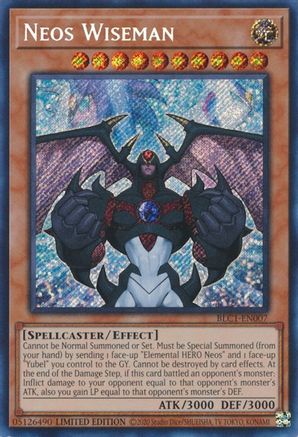 Neos Wiseman (BLC1-EN007) - Battles of Legend: Chapter 1 Limited Battles of Legend: Chapter 1 Yugioh Single  Squirtle Squad Card Shop.