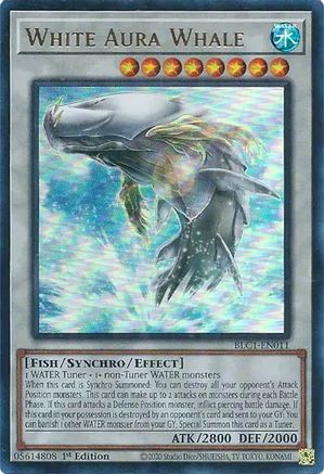 White Aura Whale (BLC1-EN011) - Battles of Legend: Chapter 1 1st Edition Battles of Legend: Chapter 1 Yugioh Single  Squirtle Squad Card Shop.