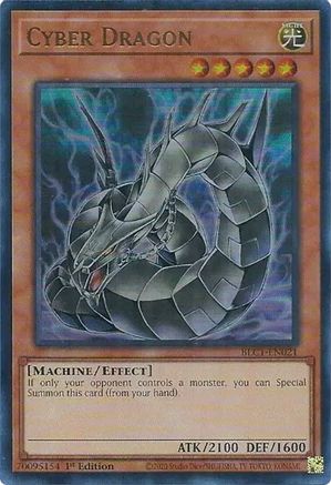 Cyber Dragon (Alternate Art) (BLC1-EN021) - Battles of Legend: Chapter 1 1st Edition Battles of Legend: Chapter 1 Yugioh Single  Squirtle Squad Card Shop.