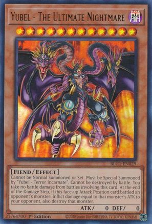 Yubel - The Ultimate Nightmare (BLC1-EN029) - Battles of Legend: Chapter 1 1st Edition Battles of Legend: Chapter 1 Yugioh Single  Squirtle Squad Card Shop.