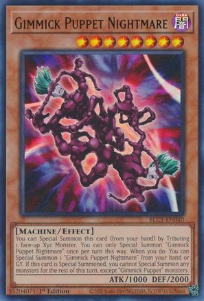 Gimmick Puppet Nightmare (BLC1-EN040) - Battles of Legend: Chapter 1 1st Edition Battles of Legend: Chapter 1 Yugioh Single  Squirtle Squad Card Shop.