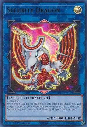 Security Dragon (BLC1-EN043) - Battles of Legend: Chapter 1 1st Edition Battles of Legend: Chapter 1 Yugioh Single  Squirtle Squad Card Shop.