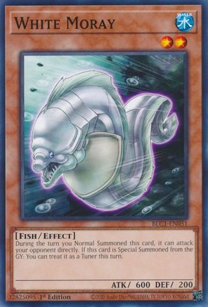 White Moray (BLC1-EN051) - Battles of Legend: Chapter 1 1st Edition Battles of Legend: Chapter 1 Yugioh Single  Squirtle Squad Card Shop.