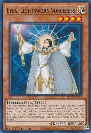 Lyla, Lightsworn Sorceress (BLC1-EN055) - Battles of Legend: Chapter 1 1st Edition Battles of Legend: Chapter 1 Yugioh Single  Squirtle Squad Card Shop.