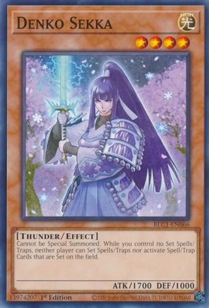 Denko Sekka (BLC1-EN066) - Battles of Legend: Chapter 1 1st Edition Battles of Legend: Chapter 1 Yugioh Single  Squirtle Squad Card Shop.