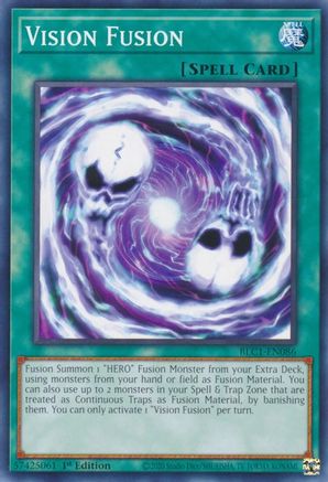 Vision Fusion (BLC1-EN086) - Battles of Legend: Chapter 1 1st Edition Battles of Legend: Chapter 1 Yugioh Single  Squirtle Squad Card Shop.