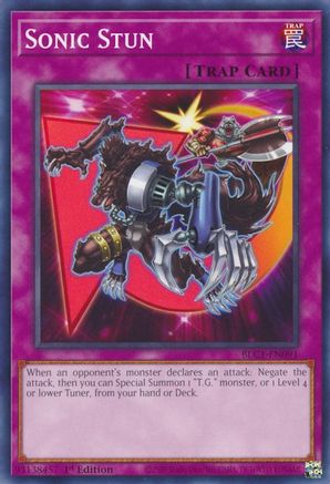 Sonic Stun (BLC1-EN091) - Battles of Legend: Chapter 1 1st Edition Battles of Legend: Chapter 1 Yugioh Single  Squirtle Squad Card Shop.