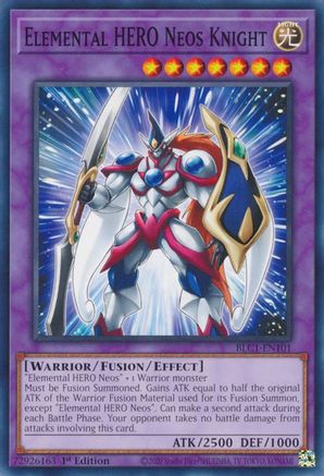 Elemental HERO Neos Knight (BLC1-EN101) - Battles of Legend: Chapter 1 1st Edition Battles of Legend: Chapter 1 Yugioh Single  Squirtle Squad Card Shop.