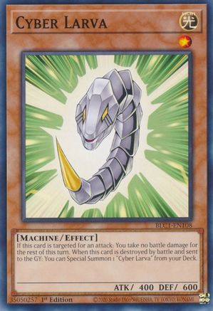 Cyber Larva (BLC1-EN108) - Battles of Legend: Chapter 1 1st Edition Battles of Legend: Chapter 1 Yugioh Single  Squirtle Squad Card Shop.