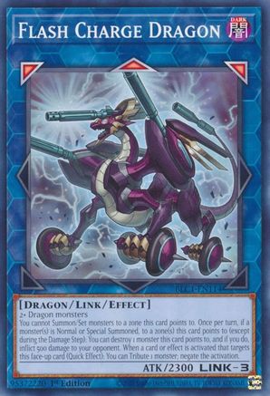 Flash Charge Dragon (BLC1-EN114) - Battles of Legend: Chapter 1 1st Edition Battles of Legend: Chapter 1 Yugioh Single  Squirtle Squad Card Shop.