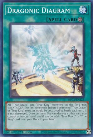 Dragonic Diagram (BLC1-EN125) - Battles of Legend: Chapter 1 1st Edition Battles of Legend: Chapter 1 Yugioh Single  Squirtle Squad Card Shop.