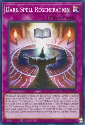 Dark Spell Regeneration (BLC1-EN126) - Battles of Legend: Chapter 1 1st Edition Battles of Legend: Chapter 1 Yugioh Single  Squirtle Squad Card Shop.