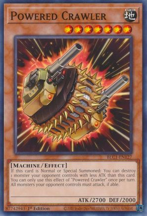 Powered Crawler (BLC1-EN127) - Battles of Legend: Chapter 1 1st Edition Battles of Legend: Chapter 1 Yugioh Single  Squirtle Squad Card Shop.