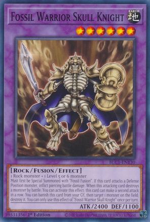Fossil Warrior Skull Knight (BLC1-EN130) - Battles of Legend: Chapter 1 1st Edition Battles of Legend: Chapter 1 Yugioh Single  Squirtle Squad Card Shop.