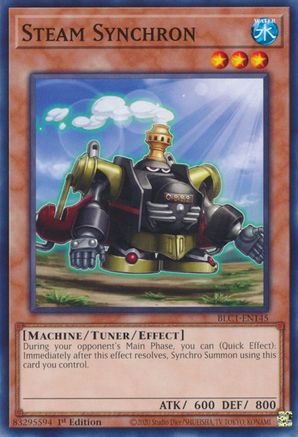 Steam Synchron (BLC1-EN145) - Battles of Legend: Chapter 1 1st Edition Battles of Legend: Chapter 1 Yugioh Single  Squirtle Squad Card Shop.