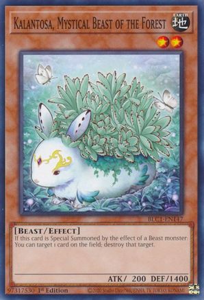 Kalantosa, Mystical Beast of the Forest (BLC1-EN147) - Battles of Legend: Chapter 1 1st Edition Battles of Legend: Chapter 1 Yugioh Single  Squirtle Squad Card Shop.