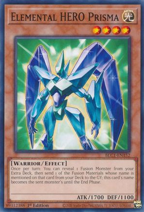 Elemental HERO Prisma (BLC1-EN152) - Battles of Legend: Chapter 1 1st Edition Battles of Legend: Chapter 1 Yugioh Single  Squirtle Squad Card Shop.