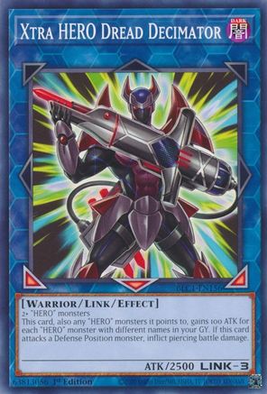 Xtra HERO Dread Decimator (BLC1-EN156) - Battles of Legend: Chapter 1 1st Edition Battles of Legend: Chapter 1 Yugioh Single  Squirtle Squad Card Shop.